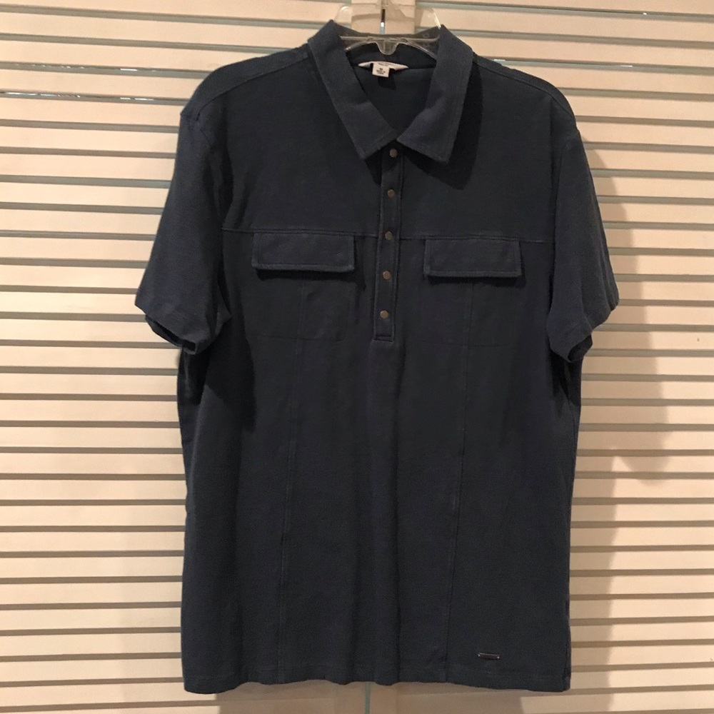 Blue polo Calvin Klein Medium